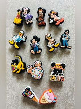 Disney Character “Jibbitz” Croc Charms - 13 Pieces